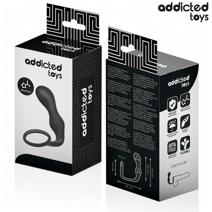 ADDICTED TOYS - ANAL PLUG WITH RING SILICONE MODEL 3 - My naughty haven #