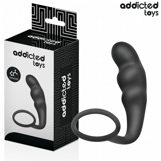 ADDICTED TOYS - ANAL PLUG WITH RING SILICONE MODEL 4 - My naughty haven #