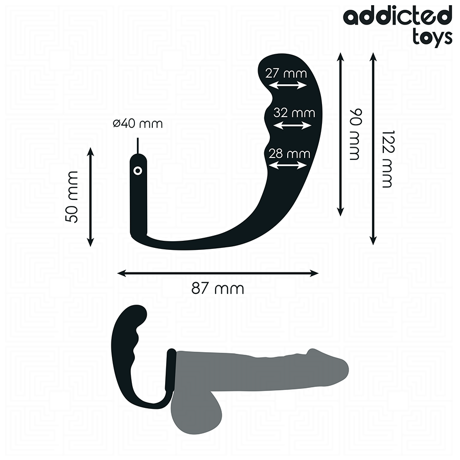 ADDICTED TOYS - ANAL PLUG WITH RING SILICONE MODEL 4 - My naughty haven #