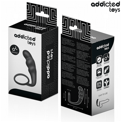 ADDICTED TOYS - ANAL PLUG WITH RING SILICONE MODEL 4 - My naughty haven #