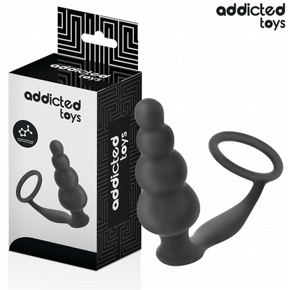 ADDICTED TOYS - ANAL PLUG WITH RING SILICONE MODEL 5 - My naughty haven #