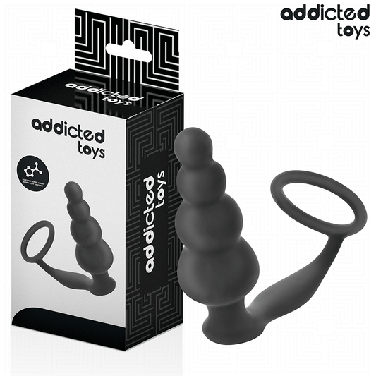 ADDICTED TOYS - ANAL PLUG WITH RING SILICONE MODEL 5 - My naughty haven #
