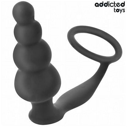 ADDICTED TOYS - ANAL PLUG WITH RING SILICONE MODEL 5 - My naughty haven #