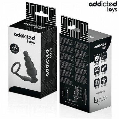 ADDICTED TOYS - ANAL PLUG WITH RING SILICONE MODEL 5 - My naughty haven #