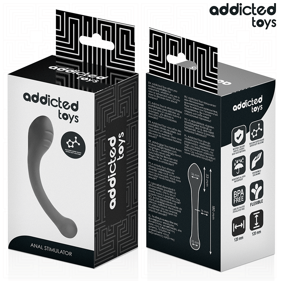 ADDICTED TOYS - ANAL STIMULATOR SILICONE 18 CM - My naughty haven #
