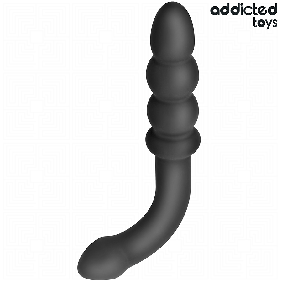 ADDICTED TOYS - DOUBLE ANAL MASSAGER SILICONE 16.5 CM - My naughty haven #