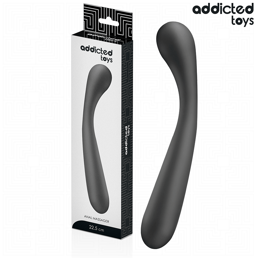 ADDICTED TOYS - DOUBLE ANAL MASSAGER SILICONE 22.5 CM - My naughty haven #