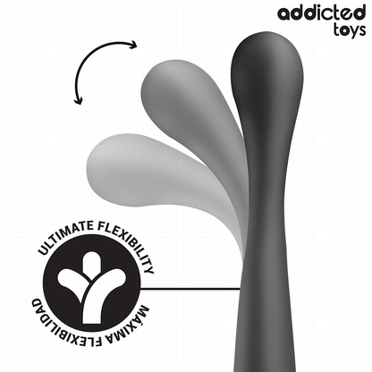 ADDICTED TOYS - DOUBLE ANAL MASSAGER SILICONE 22.5 CM - My naughty haven #
