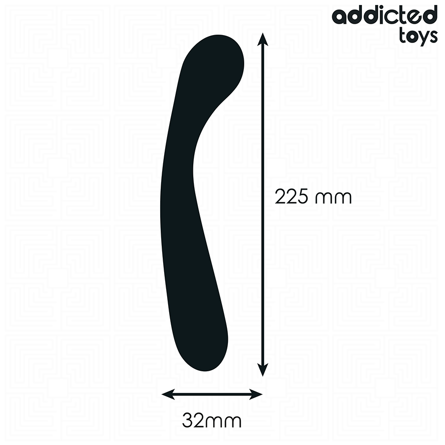 ADDICTED TOYS - DOUBLE ANAL MASSAGER SILICONE 22.5 CM - My naughty haven #