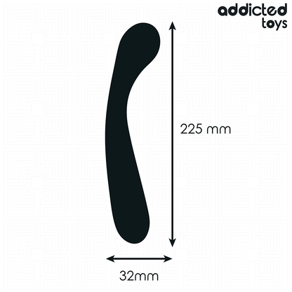 ADDICTED TOYS - DOUBLE ANAL MASSAGER SILICONE 22.5 CM - My naughty haven #