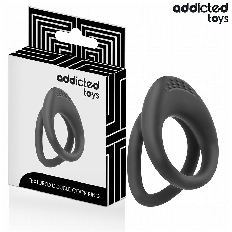 ADDICTED TOYS - DOUBLE TEXTURED PENIS RING - My naughty haven #