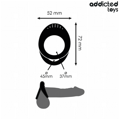 ADDICTED TOYS - DOUBLE TEXTURED PENIS RING - My naughty haven #