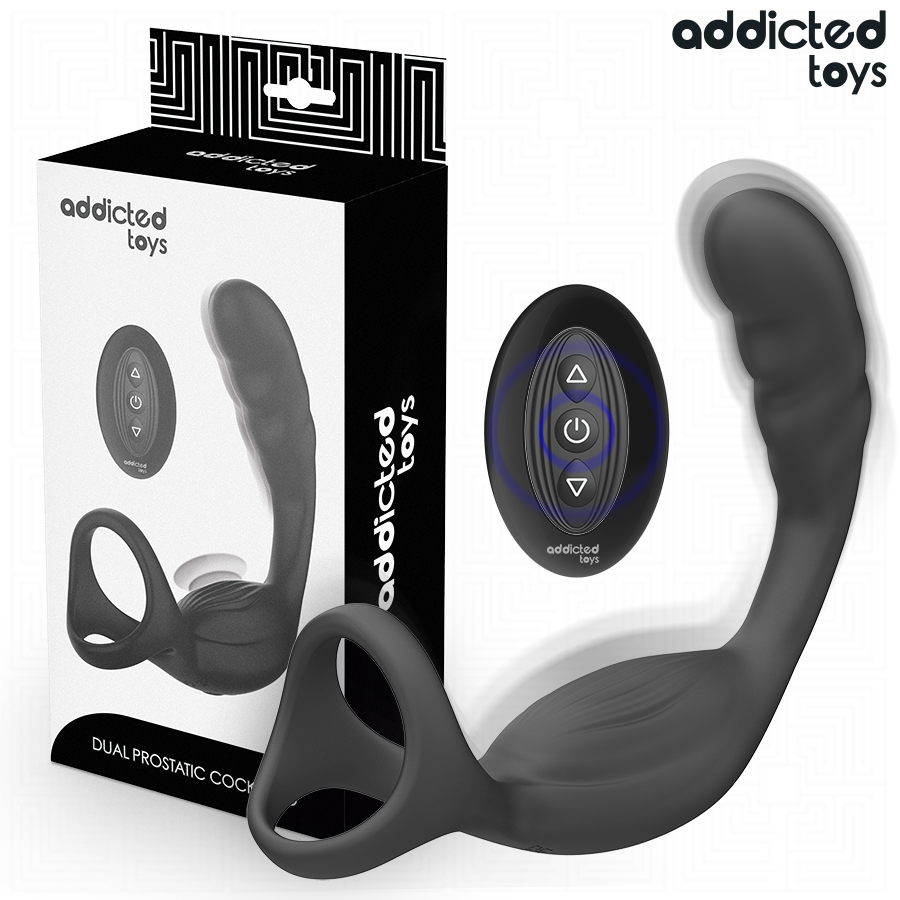 ADDICTED TOYS - DUAL PROSTATIC COCK RING REMOTE CONTROL - My naughty haven #