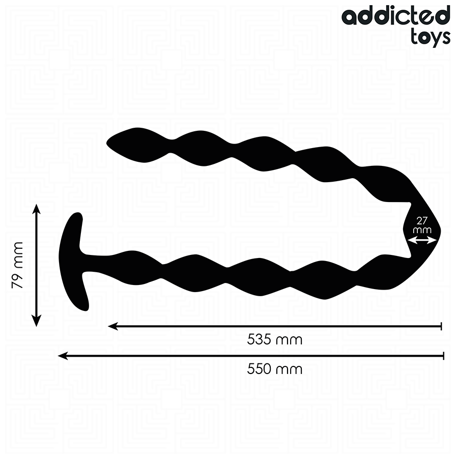 ADDICTED TOYS - EXTRA LONG SILICONE ANAL PLUG - My naughty haven #