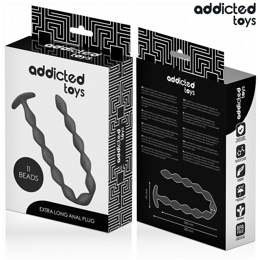 ADDICTED TOYS - EXTRA LONG SILICONE ANAL PLUG - My naughty haven #