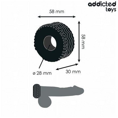 ADDICTED TOYS - EXTRA THICK COCK RING - My naughty haven #