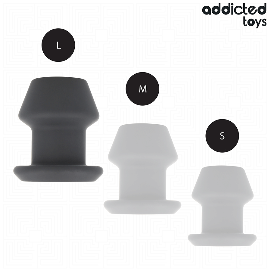 ADDICTED TOYS - EXTREME HOLLOW ANAL PLUG SILICONE SIZE L 10.4 CM - My naughty haven #
