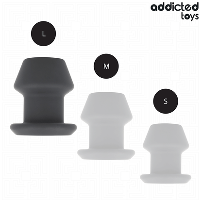 ADDICTED TOYS - EXTREME HOLLOW ANAL PLUG SILICONE SIZE L 10.4 CM - My naughty haven #