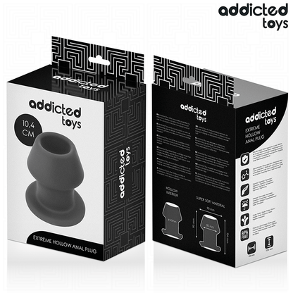 ADDICTED TOYS - EXTREME HOLLOW ANAL PLUG SILICONE SIZE L 10.4 CM - My naughty haven #