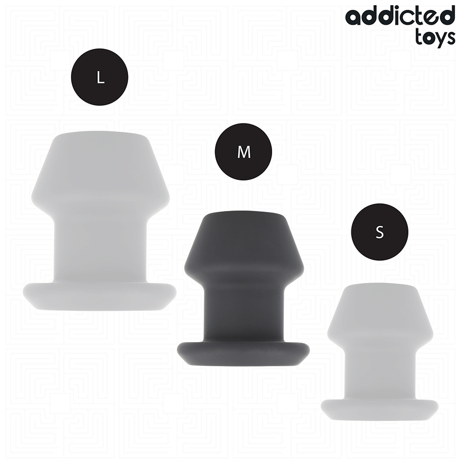 ADDICTED TOYS - EXTREME HOLLOW ANAL PLUG SILICONE SIZE M 8.7 CM - My naughty haven #