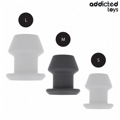ADDICTED TOYS - EXTREME HOLLOW ANAL PLUG SILICONE SIZE M 8.7 CM - My naughty haven #