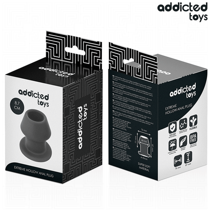 ADDICTED TOYS - EXTREME HOLLOW ANAL PLUG SILICONE SIZE M 8.7 CM - My naughty haven #