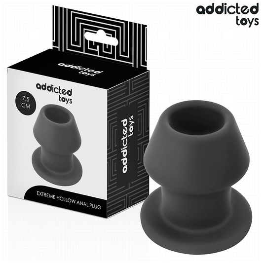 ADDICTED TOYS - EXTREME HOLLOW ANAL PLUG SILICONE SIZE S 7.5 CM - My naughty haven #