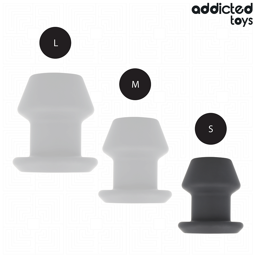 ADDICTED TOYS - EXTREME HOLLOW ANAL PLUG SILICONE SIZE S 7.5 CM - My naughty haven #