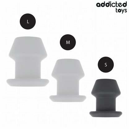 ADDICTED TOYS - EXTREME HOLLOW ANAL PLUG SILICONE SIZE S 7.5 CM - My naughty haven #