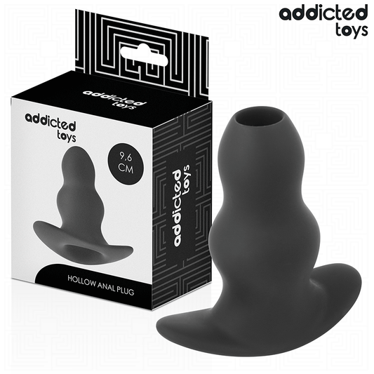 ADDICTED TOYS - HOLLOW ANAL PLUG SILICONE SIZE M 9.6 CM - My naughty haven #