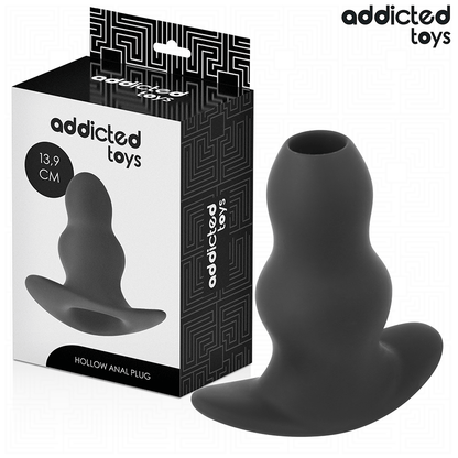 ADDICTED TOYS - HOLLOW ANAL PLUG SILICONE SIZE XL 13.9 CM - My naughty haven #