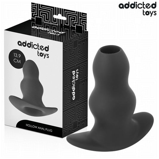 ADDICTED TOYS - HOLLOW ANAL PLUG SILICONE SIZE XL 13.9 CM - My naughty haven #