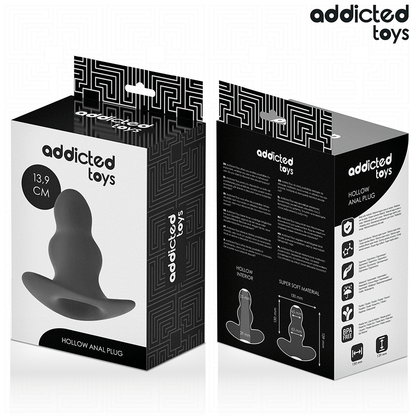 ADDICTED TOYS - HOLLOW ANAL PLUG SILICONE SIZE XL 13.9 CM - My naughty haven #