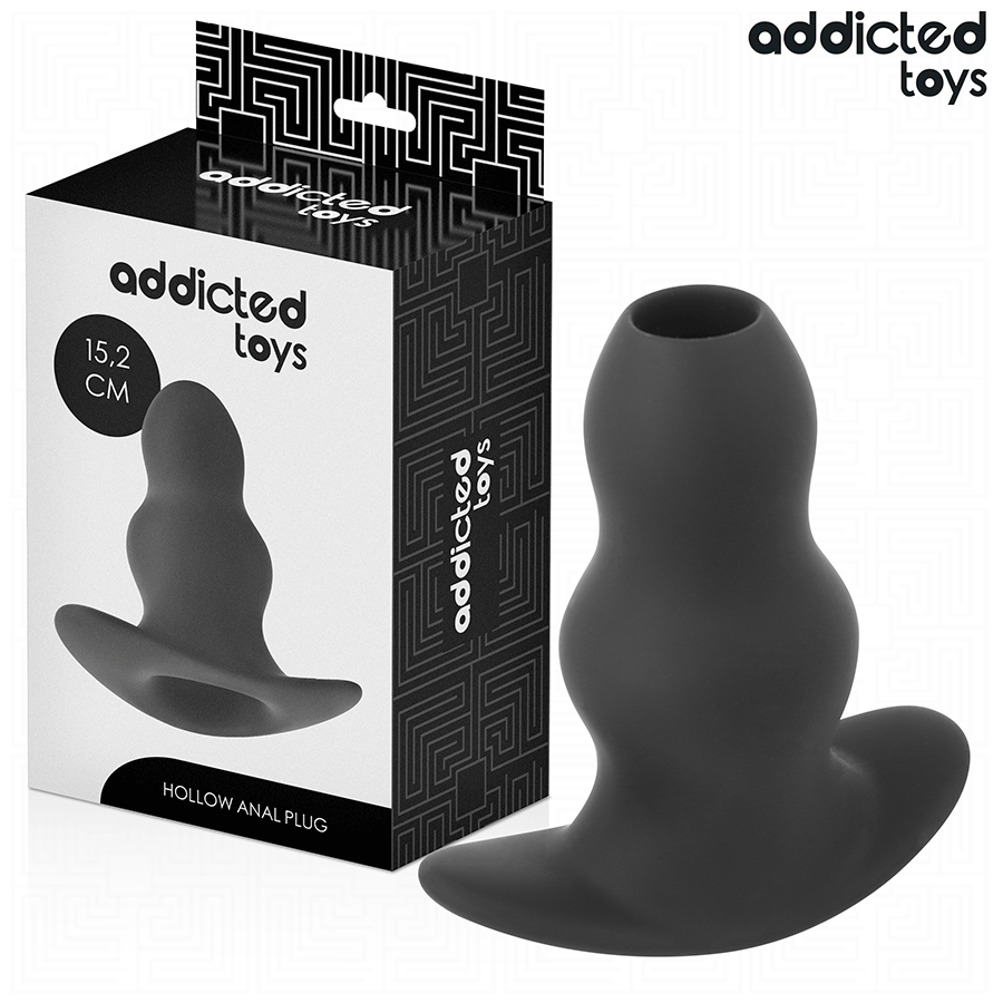 ADDICTED TOYS - HOLLOW ANAL PLUG SILICONE SIZE XXL 15.2 CM - My naughty haven #