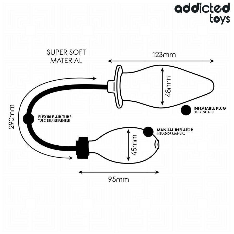ADDICTED TOYS - INFLATABLE BUTT PLUG MODEL 2 - My naughty haven #