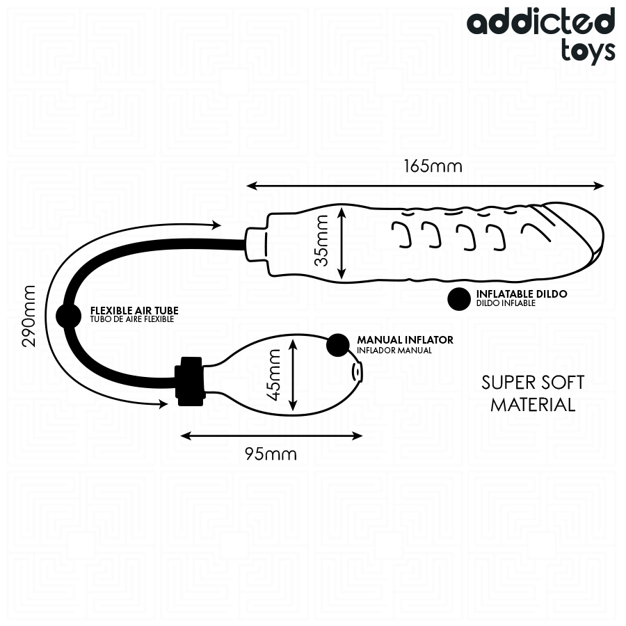 ADDICTED TOYS - INFLATABLE DILDO MODEL 3 - My naughty haven #