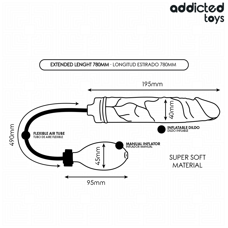ADDICTED TOYS - INFLATABLE DILDO MODEL 4 - My naughty haven #