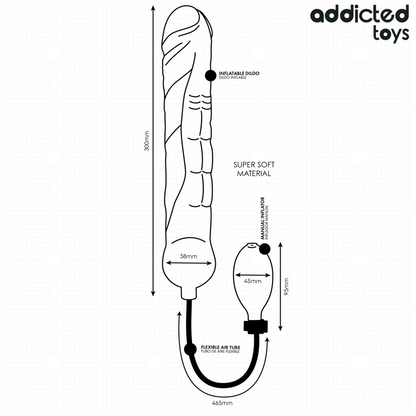 ADDICTED TOYS - INFLATABLE DILDO XL MODEL 5 - My naughty haven #