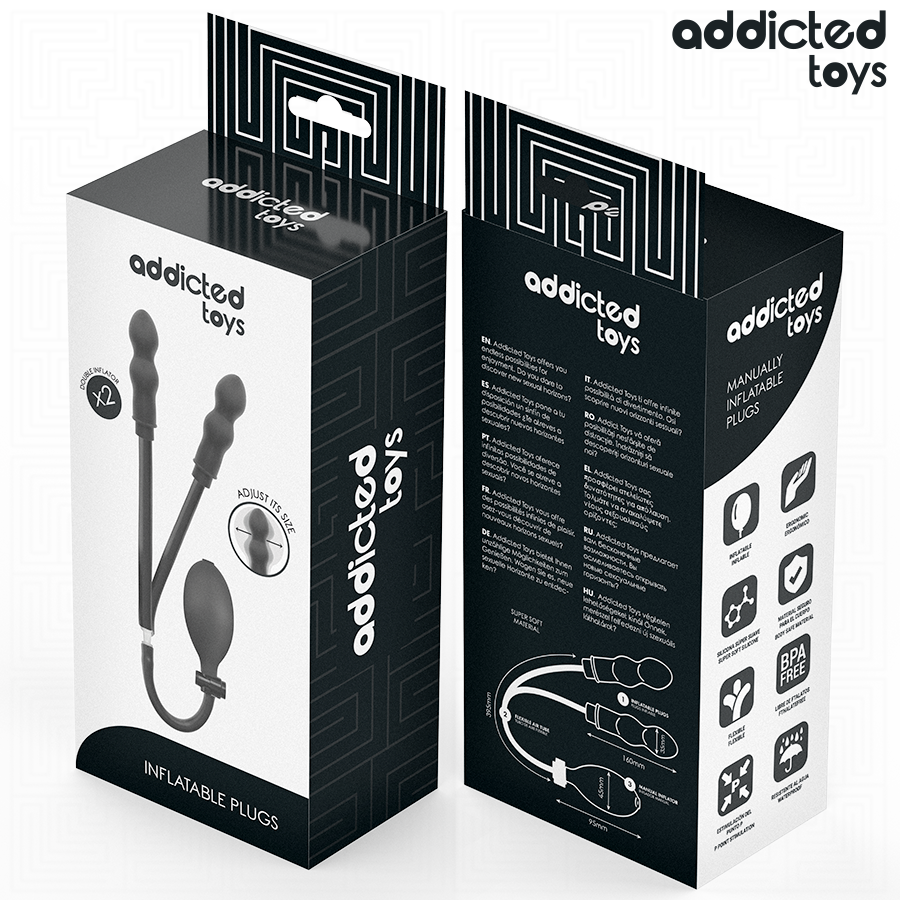 ADDICTED TOYS - INFLATABLE DOUBLE BUTT PLUG MODEL 1 - My naughty haven #