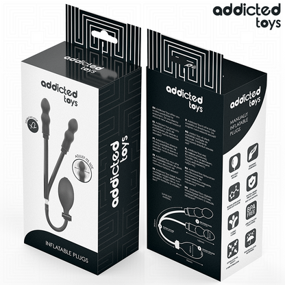 ADDICTED TOYS - INFLATABLE DOUBLE BUTT PLUG MODEL 1 - My naughty haven #