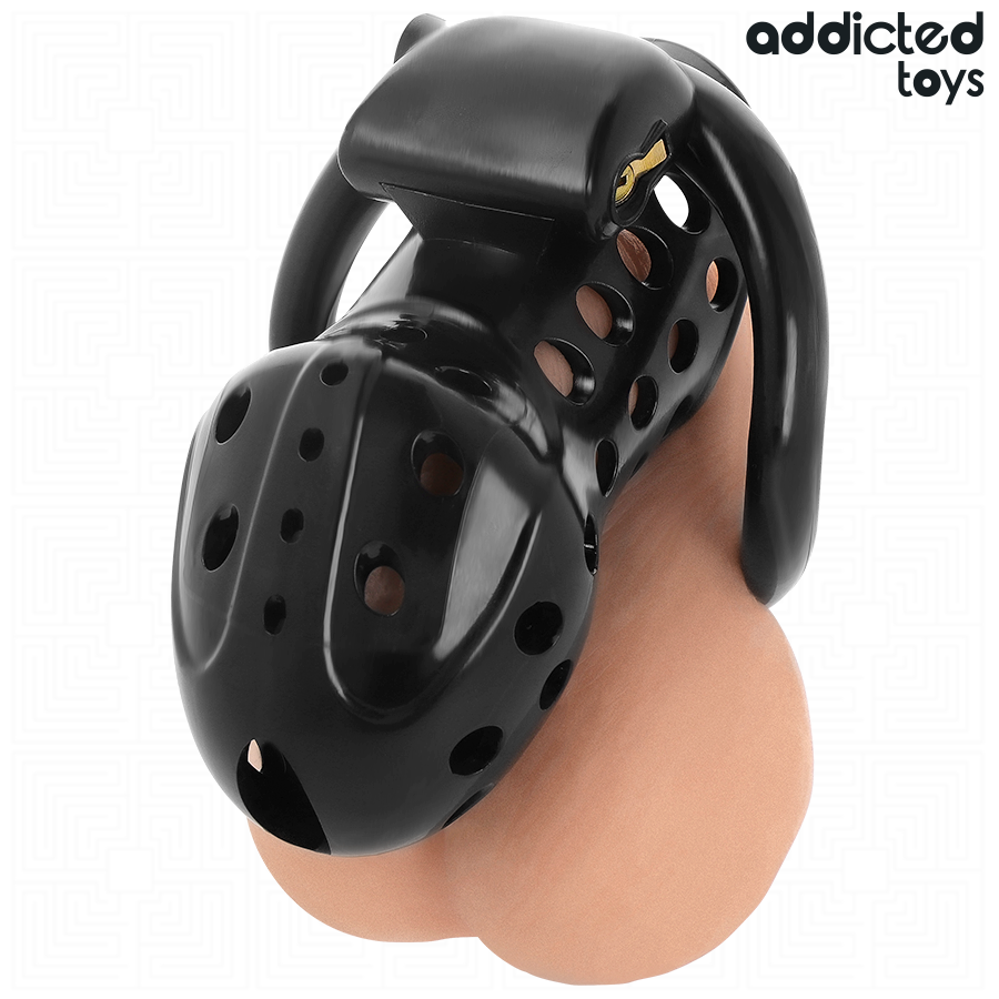 ADDICTED TOYS LOCKED - CHAINED HOLLOW PENIS CAGE 10.5 CM - My naughty haven #