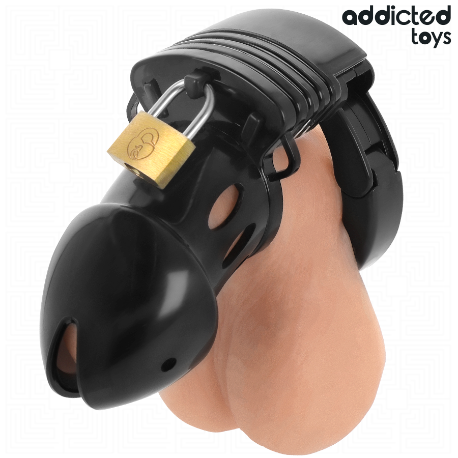 ADDICTED TOYS LOCKED - CHASTITY DEPTHS PENIS CAGE 7.5 CM - My naughty haven #
