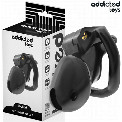 ADDICTED TOYS LOCKED - MINDNIGHT CELL PENIS CAGE SIZE S - My naughty haven #