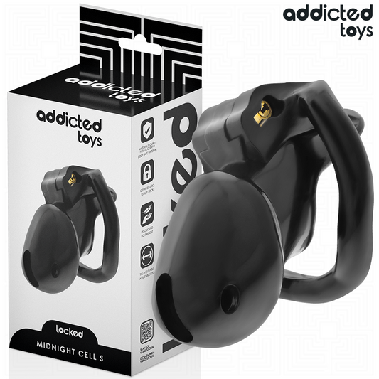 ADDICTED TOYS LOCKED - MINDNIGHT CELL PENIS CAGE SIZE S - My naughty haven #