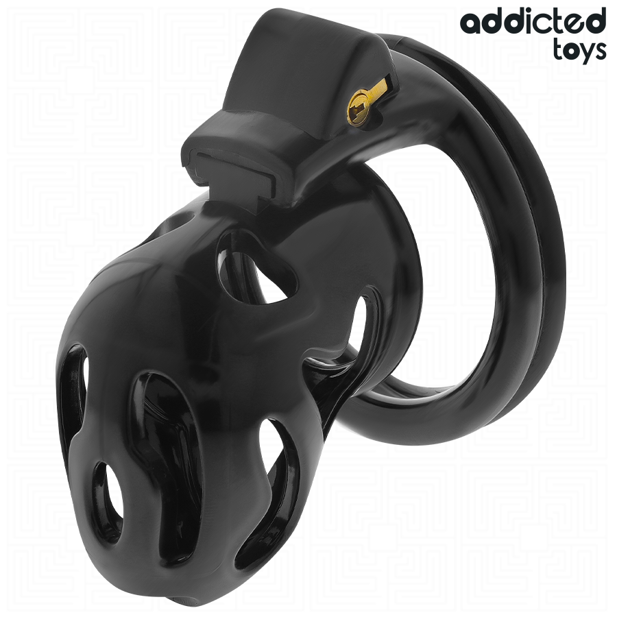 ADDICTED TOYS LOCKED - SEALED CRYPT PENIS CAGE 8 CM - My naughty haven #