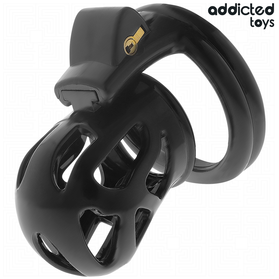 ADDICTED TOYS LOCKED - SILENT KEEP PENIS CAGE 7.5 CM - My naughty haven #