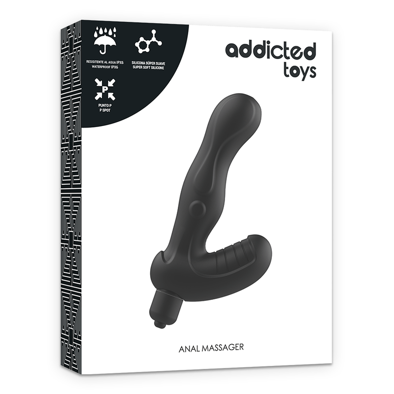 ADDICTED TOYS - P-SPOT VIBE SILICONE PROSTATE ANAL STIMULATOR - My naughty haven #