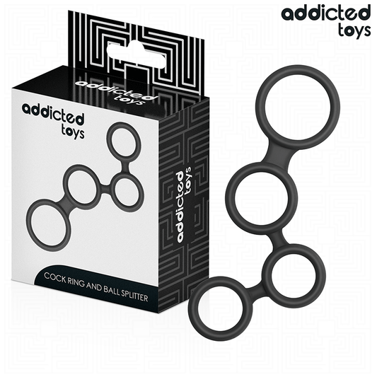 ADDICTED TOYS - PENIS RING WITH DIVIDERS FOR TESTICLES - My naughty haven #