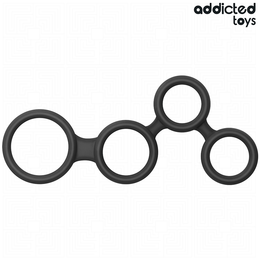 ADDICTED TOYS - PENIS RING WITH DIVIDERS FOR TESTICLES - My naughty haven #