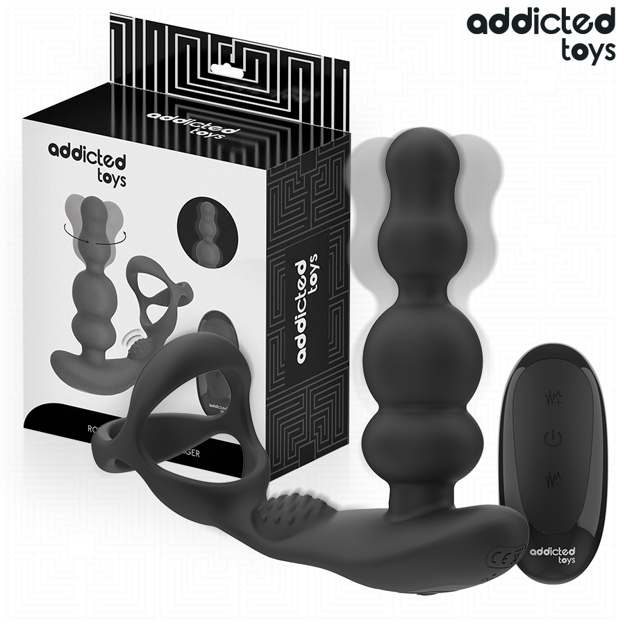 ADDICTED TOYS - ROTATING PROSTATE MASSAGER REMOTE CONTROL - My naughty haven #